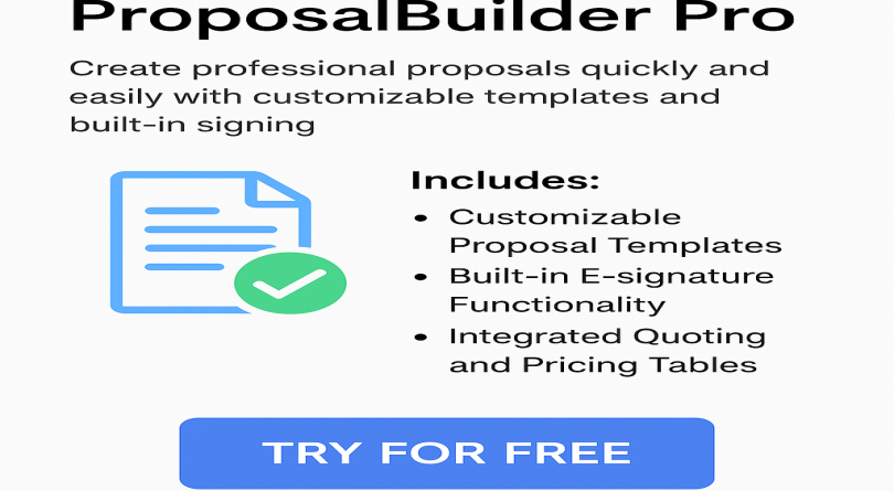 ProposalBuilder Pro